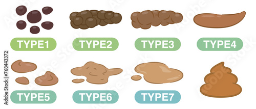 いろいろなうんちのイラスト