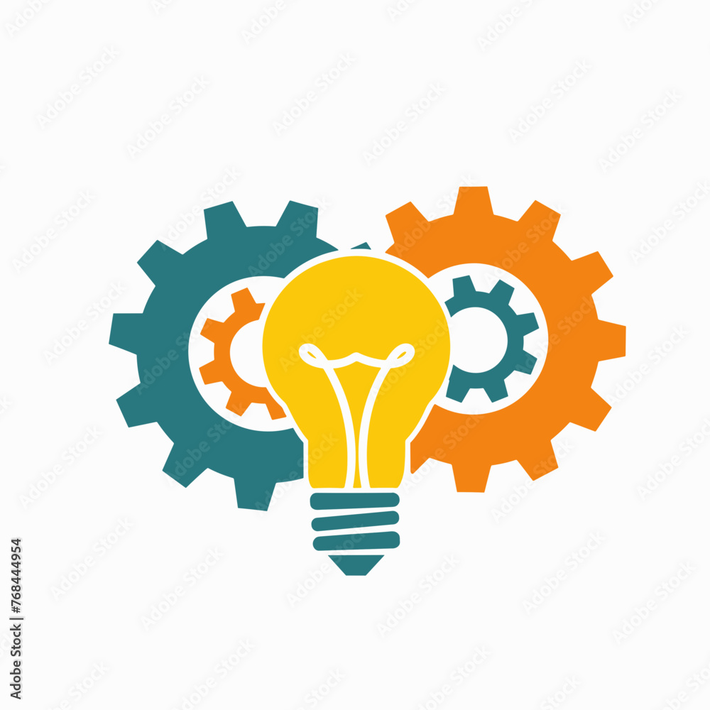 bulb with gears bulb with gears