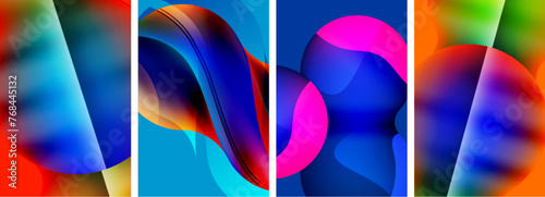 Abstract colors. Abstract backgrounds for wallpaper, business card, cover, poster, banner, brochure, header, website