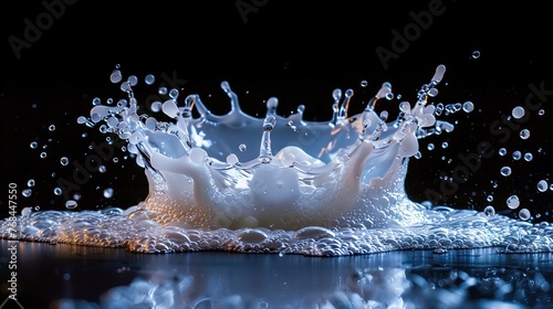 Perfect splash shape which is in the shape of a crown