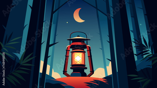 lantern in the night