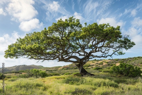 Salvadora persica tree. photo