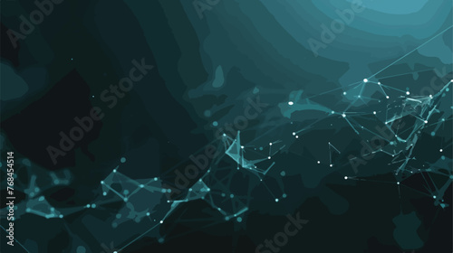 Abstract polygonal space low poly dark background 