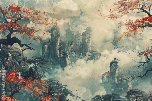 A music album cover for an artist whose work is inspired by themes of nature and urban harmony