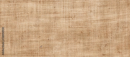 Detailed close-up image showing a piece of burlock cloth with a rough texture and a small hole in the fabric