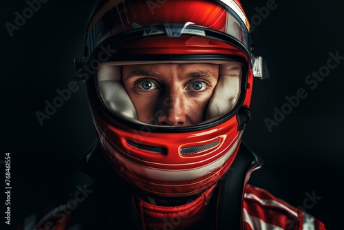 Racing Driver's Focused Gaze © Ezio Gutzemberg