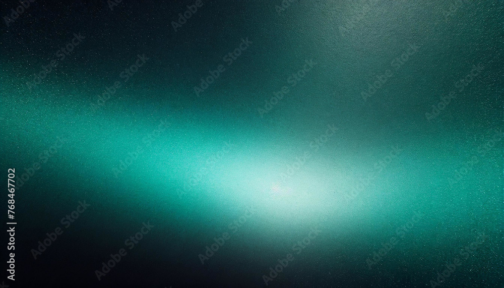 Textured Brilliance: Teal and Black Abstract Background with Grainy Noise