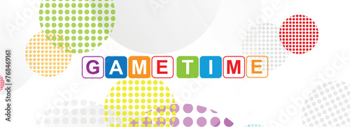 Game time with font design.