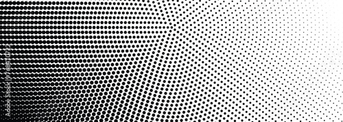 Gradientt halftone dotted pattern. Vector illustration
 photo