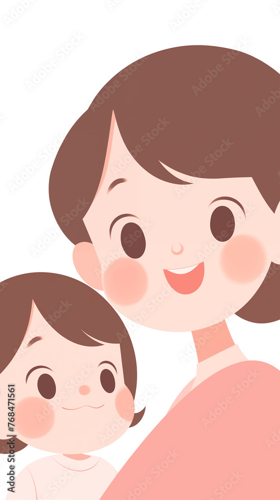 Hand drawn cartoon mother's day illustration
Hand drawn cartoon mother's day illustration