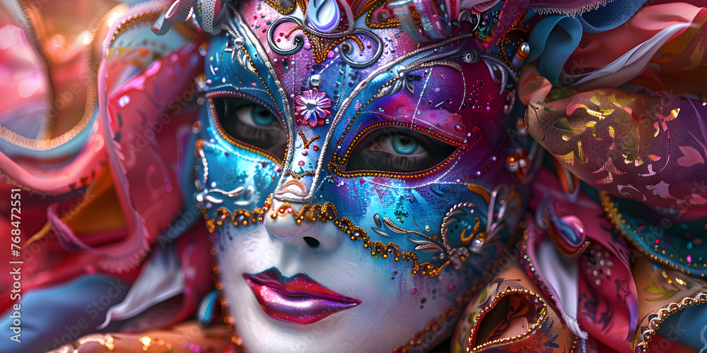 The mask getting crazy detailed background ultra hd realistic vivid colors highly detailed, Ultra HD Realistic Mask: Detailed Background with Vivid Colors