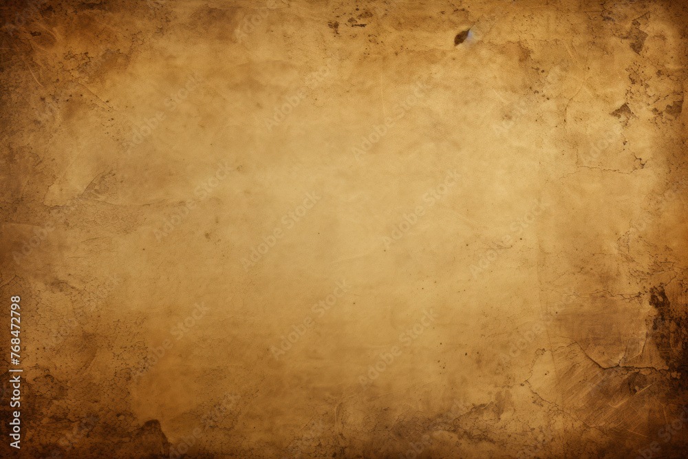 Naklejka premium Rustic old brown paper background for writing text in vintage retro style.ai generative