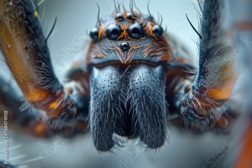 Detailed examination of a spider s fang  revealing its venom delivery system 