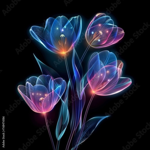 A serene composition of tra...