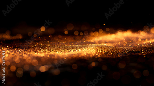 Starlight's Echo: Dappled Sunlight Particles Shimmer in the Dark