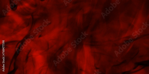 red smoke abstract background. Mystical swirling smoke rolling low across the ground. Abstract background of chaotically mixing puffs of smoke on a dark background. 