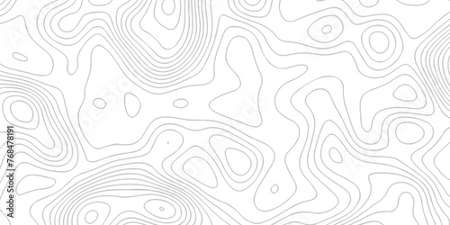Abstract pattern with lines. Geographic contour map and topographic contours map background. Topographic line map background.