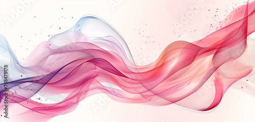 Abstract modern banner with translucent background PNG.