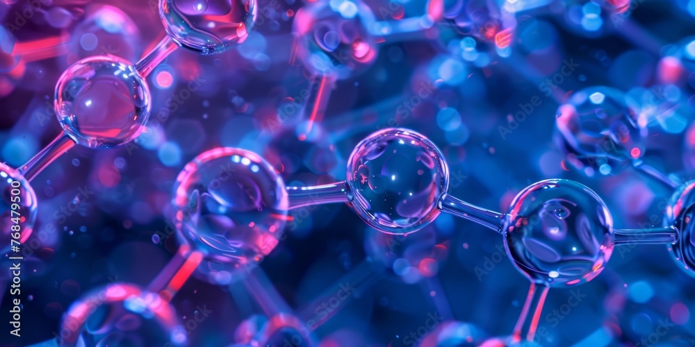 Texture of an atomic biological molecule. structure molecule background. Molecular DNA Texture of an atomic biological molecule. structure molecule background. Molecular DNA