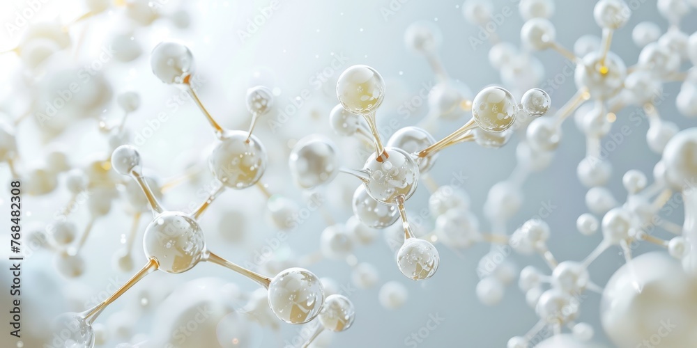 Texture of an atomic biological molecule. structure molecule background. Molecular DNA Texture of an atomic biological molecule. structure molecule background. Molecular DNA