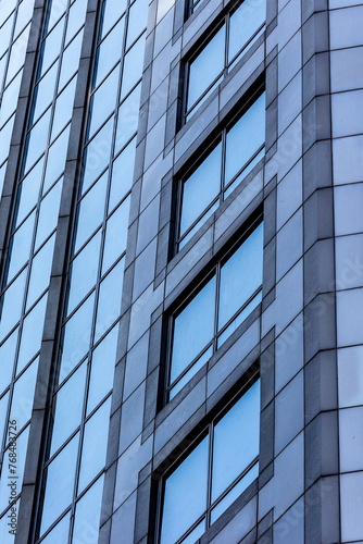 Architecture details. Modern building facade