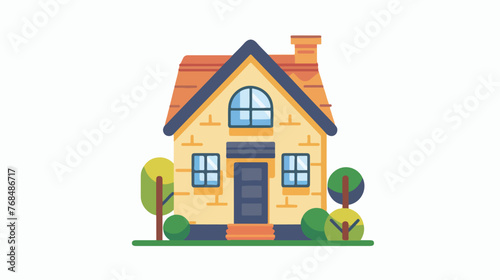 Mortgage Lender Software icon in vector. Logotype flat