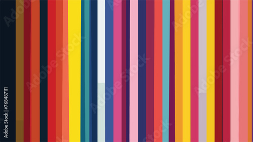 Multi-coloured parallel vertical stripes as geometric