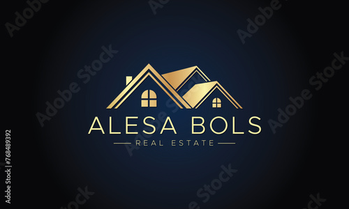 Real estate logo realtor logo property logo design vector template