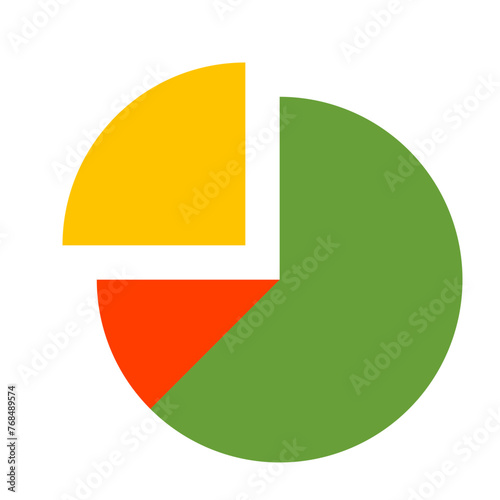 Free Download Pie Chart Vector Flat Icon Design Vector Flat Vector Flat Icon Design - GFXLoad