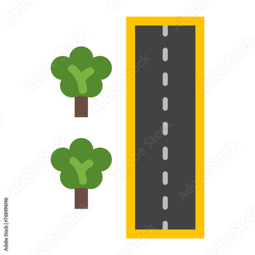 Roadside Vector Flat Icon