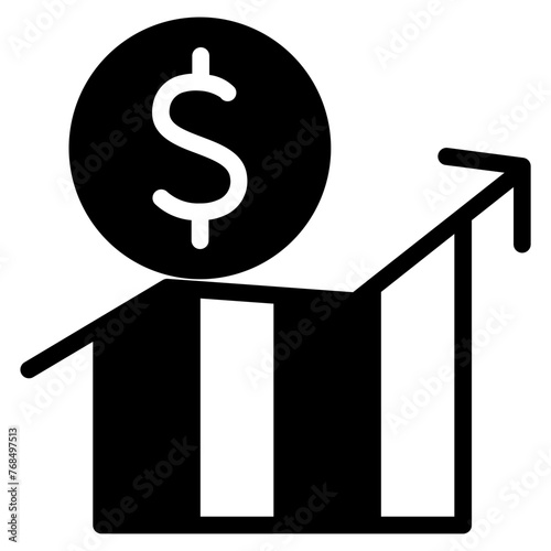 Increase revenue icon