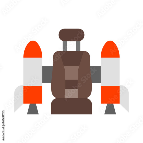Jetpack Vector Flat Icon