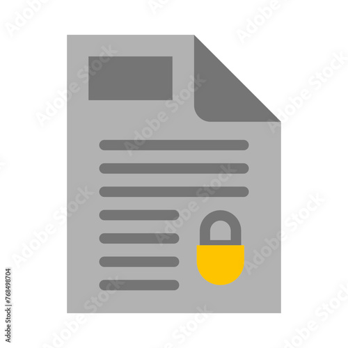 Privacy by Design Vector Flat Icon