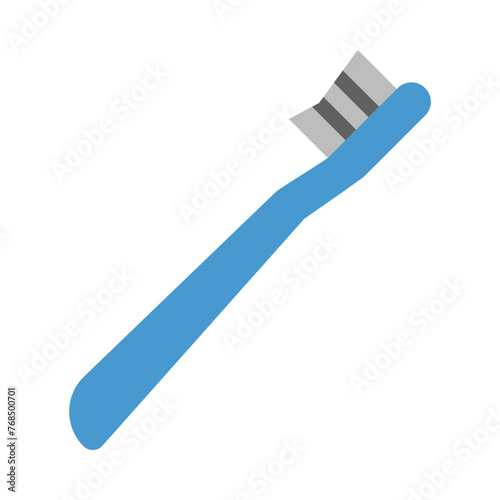 Toothbrush Vector Flat Icon