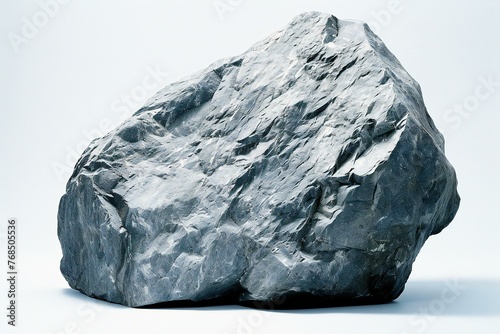 Rock stone isolated on white background