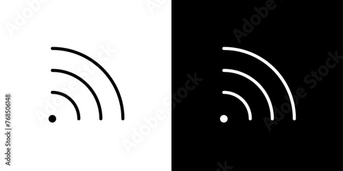 シンプルな電波のベクターアイコン