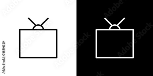 シンプルなテレビのベクターアイコン