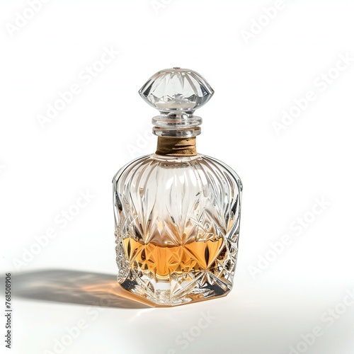 Perfume bottle on a white background, rendering