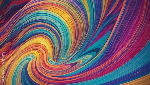 Abstract Colorful Wavy Lines Background colorful background