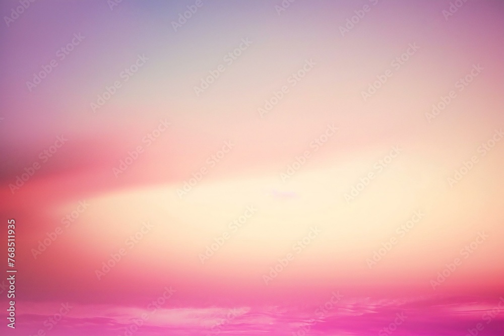 Soft cloudy is gradient pastel, Abstract sky background in sweet color