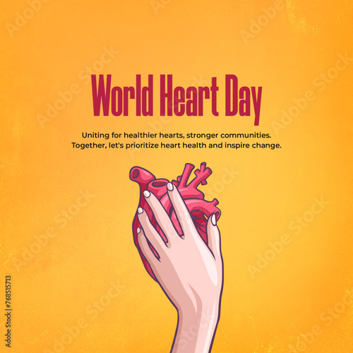 Illustration of a hand hold...