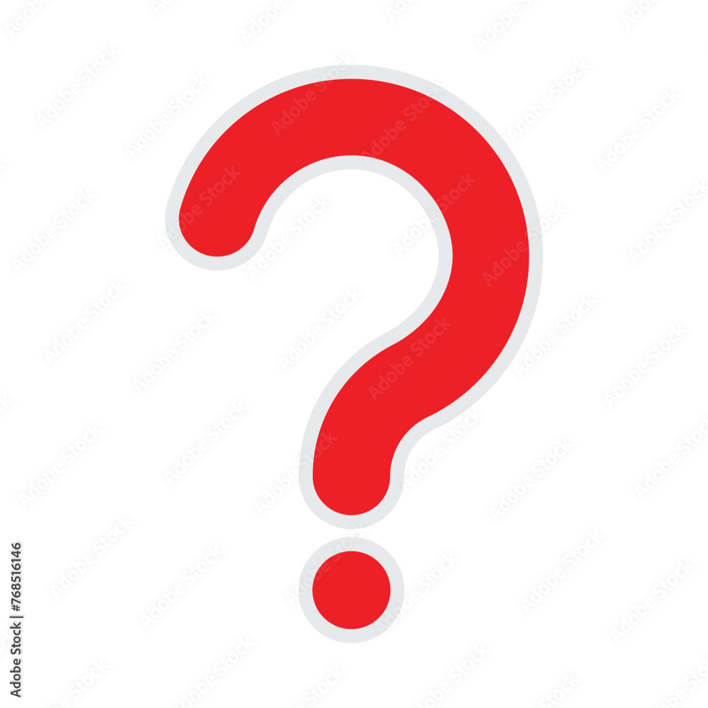 Question Mark Sticker Question Mark Sticker