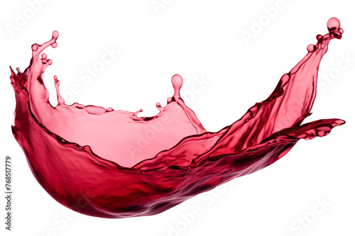 red wine splash wave swirl isolated on a transparent background, grapes juice wine liquid cut out © graphicbeezstock