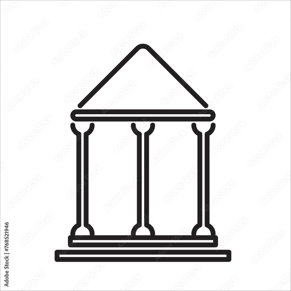 Office building sign icon in flat style. Apartment vector illustration on white isolated background. Architecture business concept. Office building sign icon in flat style. Apartment vector illustration on white isolated background. Architecture business concept.