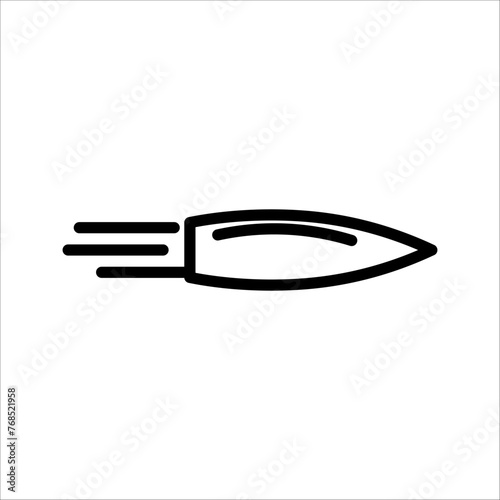 bullet icon, isolated vector graphic icon