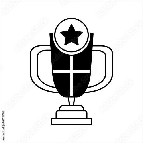 Tropy icon vector design template