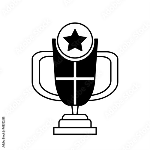 Tropy icon vector design template