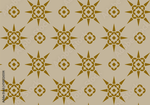 Modern Batik Kawung, Javanese Batik Seamless Pattern, Batik design, repetition modern pattern, background, decorative seamless.