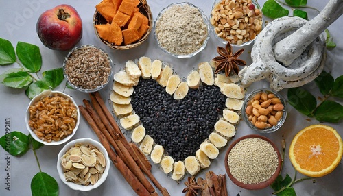 assortment of fruits and nuts