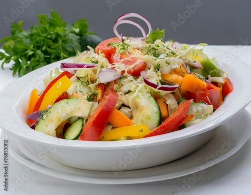 salad with vegetables